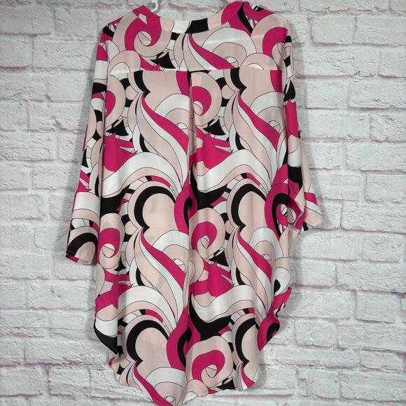 Cato Women's Plus Size 18/20 Abstract Print Blouse - Picture 8 of 8